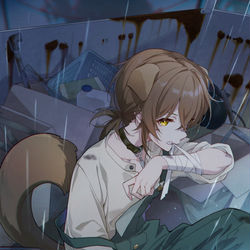 This is a pixiv picture whose title is hanser.
