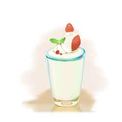 This is a pixiv picture whose title is ライチゼリー.