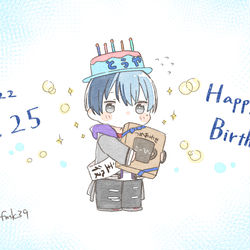 This is a pixiv picture whose title is 冬弥ｸﾝハピバ！！！.