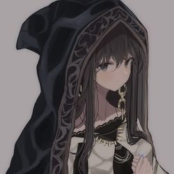 This is a pixiv picture whose title is 祈祷師.