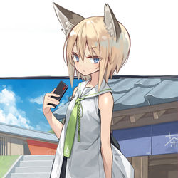 This is a pixiv picture whose title is 待ち合わせ.