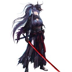 This is a pixiv picture whose title is 殺戮の剣鬼.