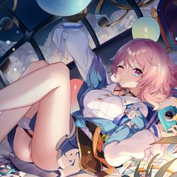 This is a pixiv picture whose title is 三月七.