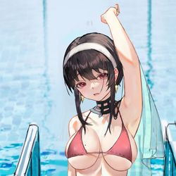 This is a pixiv picture whose title is ヨル・フォージャー.