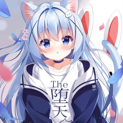 This is a pixiv picture whose title is 堕天的纯洁智乃.