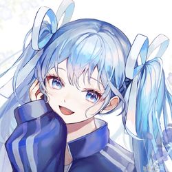 This is a pixiv picture whose title is ポカリミク.