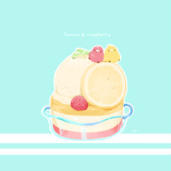 This is a pixiv picture whose title is レモン＆ラズベリー.