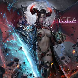 This is a pixiv picture whose title is Diablo.