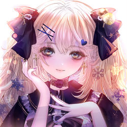 This is a pixiv picture whose title is ゴシックガール集(顔アップ版まとめ).