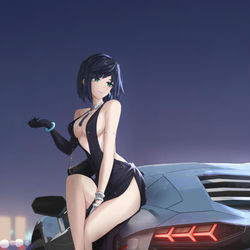 This is a pixiv picture whose title is Night Orchid.