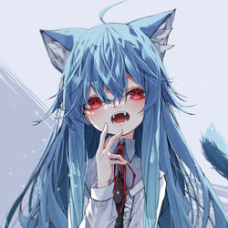 This is a pixiv picture whose title is 🐈.