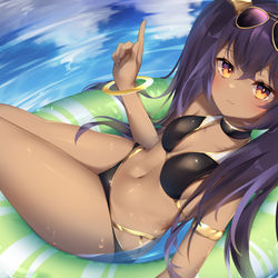 This is a pixiv picture whose title is ネフティム水着.