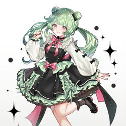 This is a pixiv picture whose title is バーチャルわたし.