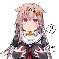 This is a pixiv picture whose title is ちょっと自分で揉んでみて！.