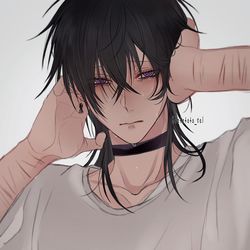 This is a pixiv picture whose title is 我慢することだけ上手くなってく.