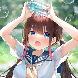 This is a pixiv picture whose title is マシュマロ彼女.