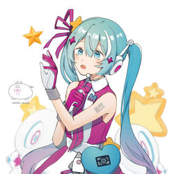 This is a pixiv picture whose title is マジカルミライ.