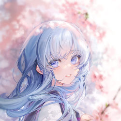This is a pixiv picture whose title is 桜の花びら.