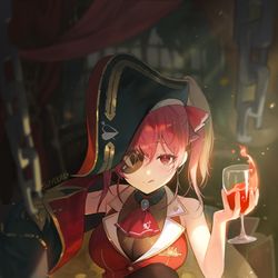 This is a pixiv picture whose title is 宝鐘マリン.
