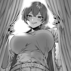 This is a pixiv picture whose title is 保健の先生が保健室のベッドに押し倒してきたんですが…….