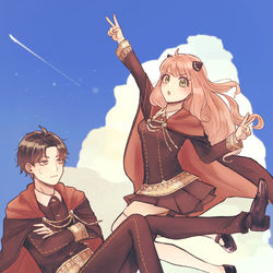 This is a pixiv picture whose title is ジャンプ！.