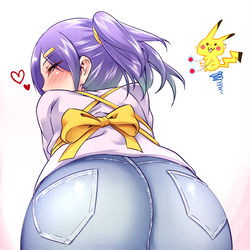This is a pixiv picture whose title is ポケットモンスター 女装少年・メスお兄さん.