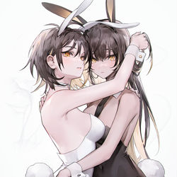 This is a pixiv picture whose title is Bunny Girl.