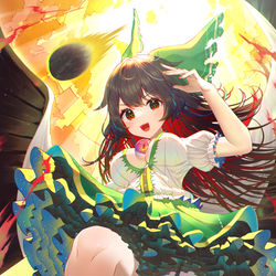This is a pixiv picture whose title is お空！⚠☢⚠.