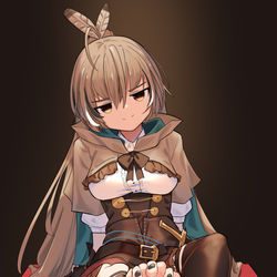 This is a pixiv picture whose title is interlocking.