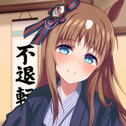 This is a pixiv picture whose title is 旅館でグラスとのんびりお茶飲みたい.
