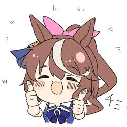 This is a pixiv picture whose title is Twitterらくがき　ウマ娘＋オリジナル.
