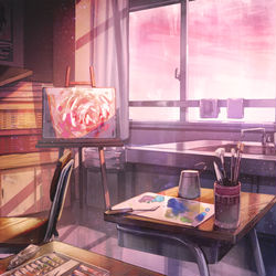 This is a pixiv picture whose title is 刻刻と.