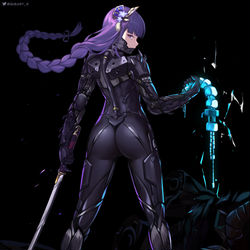 This is a pixiv picture whose title is Raiden?.