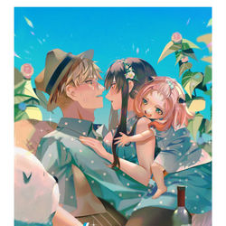 This is a pixiv picture whose title is Family Picnic Day😳.