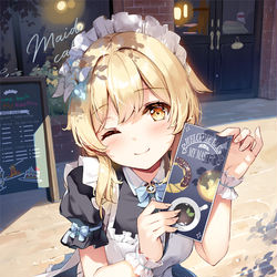 This is a pixiv picture whose title is メイド喫茶ご利用いかがですか♪.