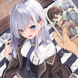This is a pixiv picture whose title is 「…変わるもんだな」.