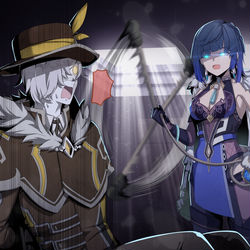 This is a pixiv picture whose title is Yelan.