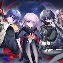 This is a pixiv picture whose title is 輪廻.