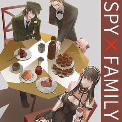 This is a pixiv picture whose title is “Secret” Tea Party.