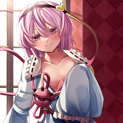 This is a pixiv picture whose title is 古明地さとり.