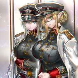 This is a pixiv picture whose title is 属性詰め込みすぎイラスト.