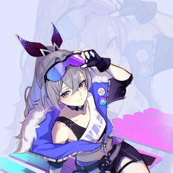 This is a pixiv picture whose title is 银狼.