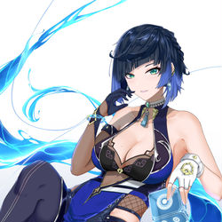 This is a pixiv picture whose title is 夜兰.