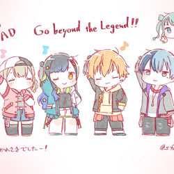 This is a pixiv picture whose title is Go beyond the Legend !!.