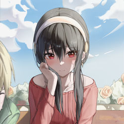 This is a pixiv picture whose title is ヨル・フォージャー.