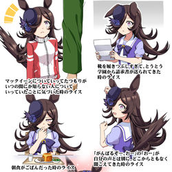 This is a pixiv picture whose title is その時のライスシャワー.