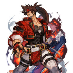 This is a pixiv picture whose title is guilty gear.