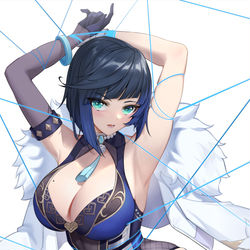 This is a pixiv picture whose title is 夜兰.