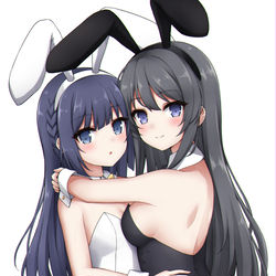 This is a pixiv picture whose title is Mai & Shoko.