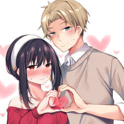 This is a pixiv picture whose title is 手でハート.